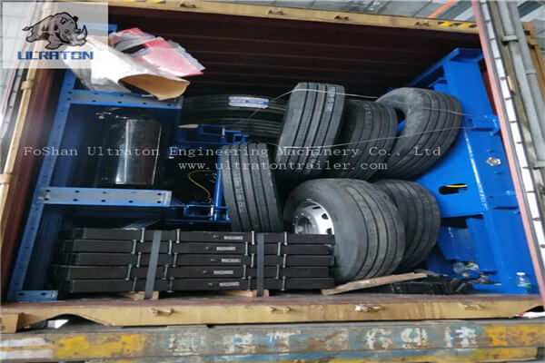9 Units Of Flatbed Semi Trailer And Trailer Parts To Tanzania Africa