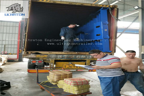 9 Units Of Flatbed Semi Trailer And Trailer Parts To Tanzania Africa