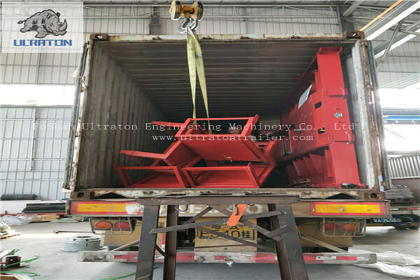 9 Units Of Flatbed Semi Trailer and Trailer Parts To Mauritius Africa-1