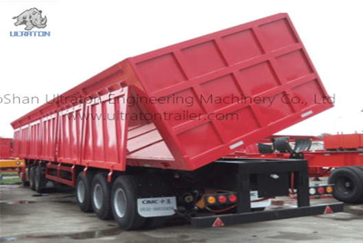 3 axles 60 Ton Semi Side Dump Trailer