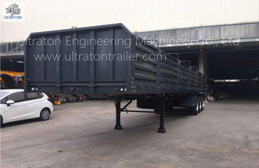 3 Axles 40 Ton Side Wall Semi Trailer