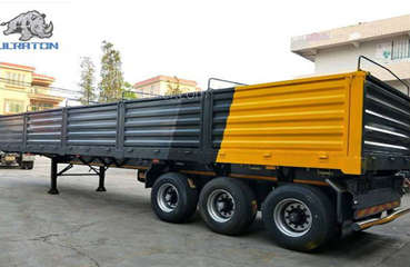 3 Axles 50 Ton Side Wall Semi Trailer