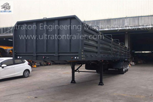 3 Axles 60 Ton Side Wall Semi Trailer