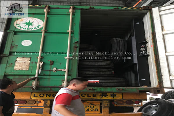 9 Units Of Skeleton Semi Trailer To Vietnam6