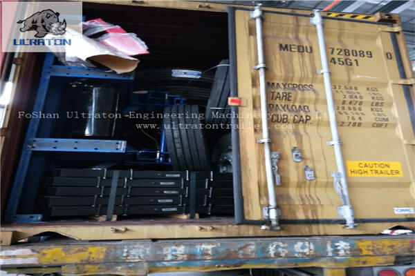 9 Units Of Flatbed Semi Trailer And Trailer Parts To Tanzania Africa