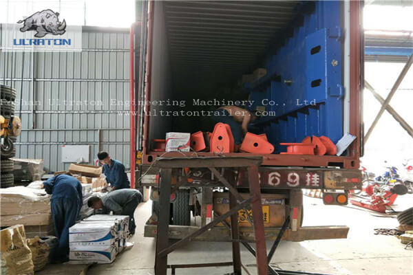 20 Units of Flatbed Semi Trailer and Trailer Parts to Tanzania Africa