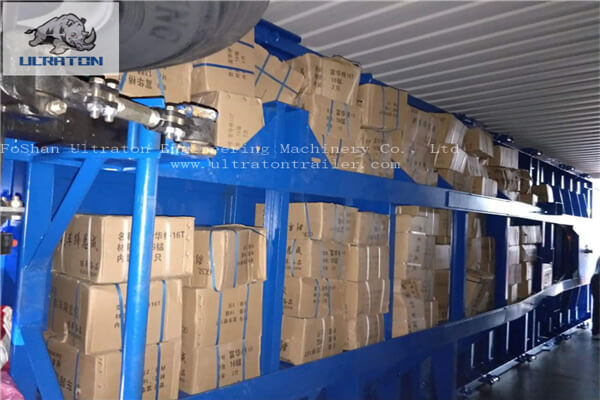 20 Units of Flatbed Semi Trailer and Trailer Parts to Tanzania Africa