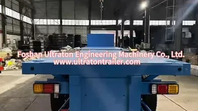 Our 40ft, 4-axle full-trailer semi-trailer, exported to Europe, boasts a high-strength, precision-engineered structure